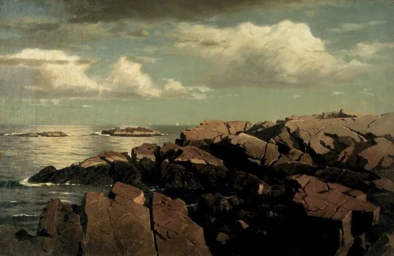 After a Shower, Nahant, Massachusetts, by William Stanley Haseltine, oil, 1864