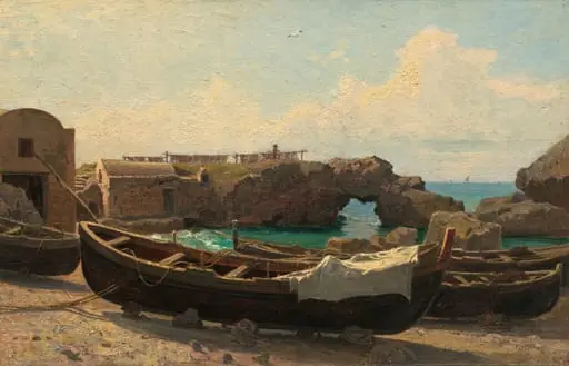 Marina Piccola, Capri, by William Stanley Haseltine