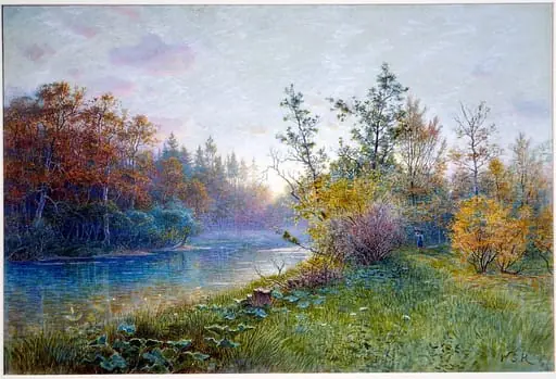 Mill Dam in Traunstein, by William Stanley Haseltine, 1894