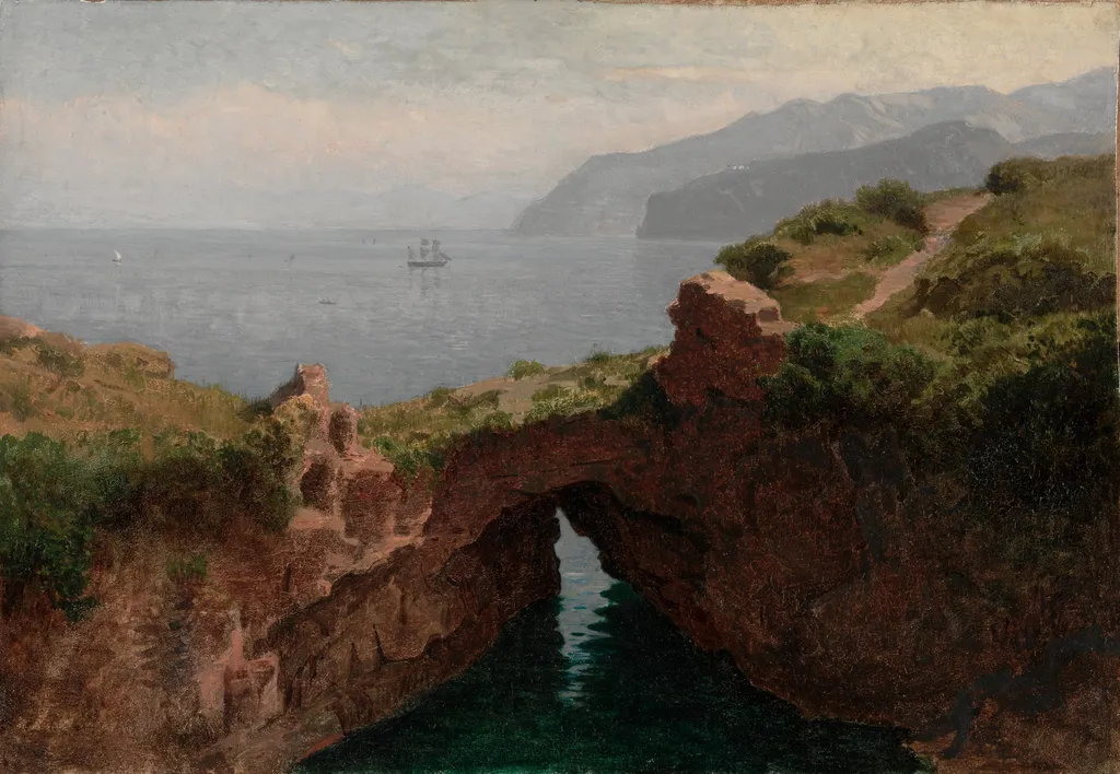 Natural Bridge, Sorrento, by William Stanley Haseltine, unspecified, 1856