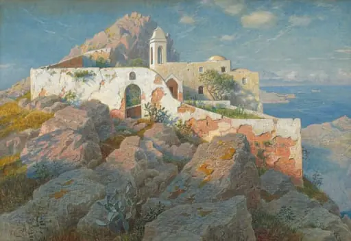 Santa Maria a Cetrella, Anacapri, by William Stanley Haseltine
