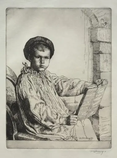 David R. Strang, by William Strang