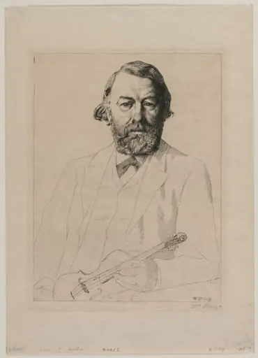 Dr. Joachim, by William Strang