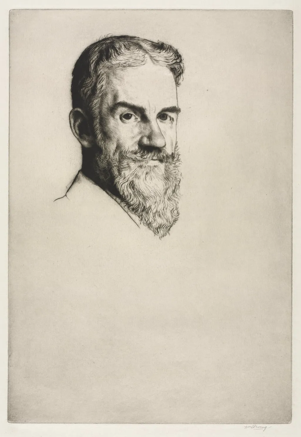George Bernard Shaw, by William Strang, 1907