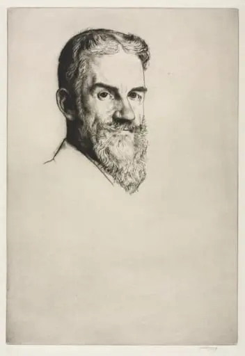 George Bernard Shaw, by William Strang