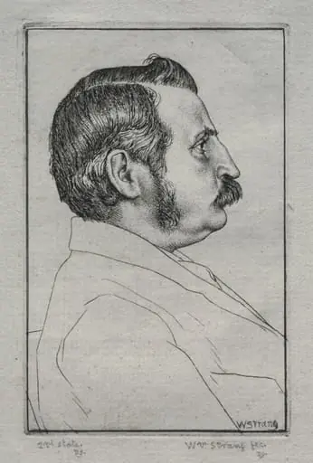 Henry Austin Dobson, No. 2, by William Strang