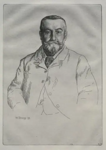 Portrait of H. Cock, by William Strang