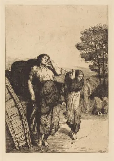 Potato Lifting, by William Strang