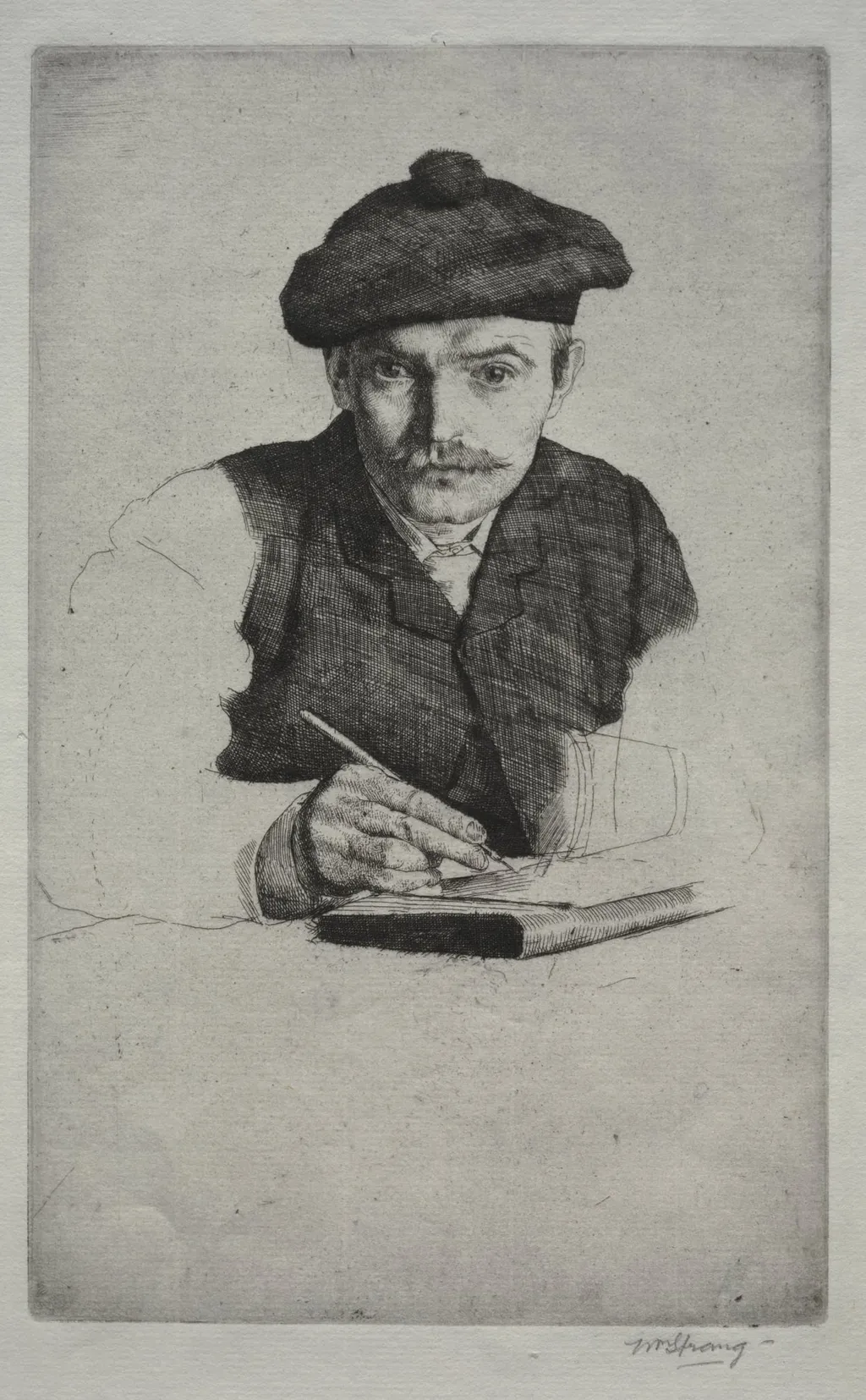 Self-Portrait, by William Strang, 1885