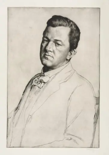 Sir Charles Holroyd, by William Strang