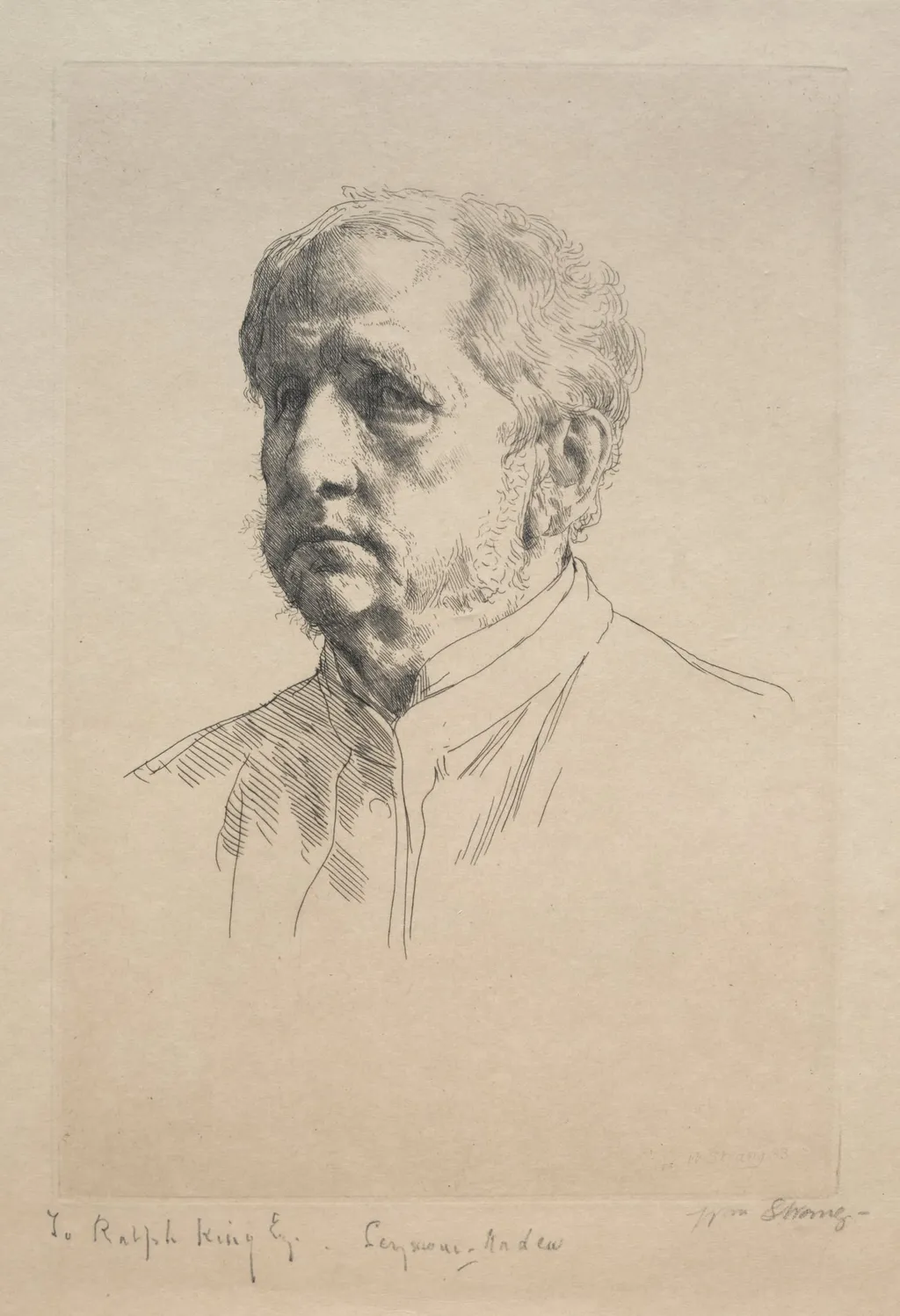 Sir Francis Seymour Haden, by William Strang, 1883