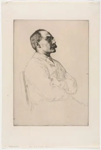 Sir Rudyard Kipling, by William Strang