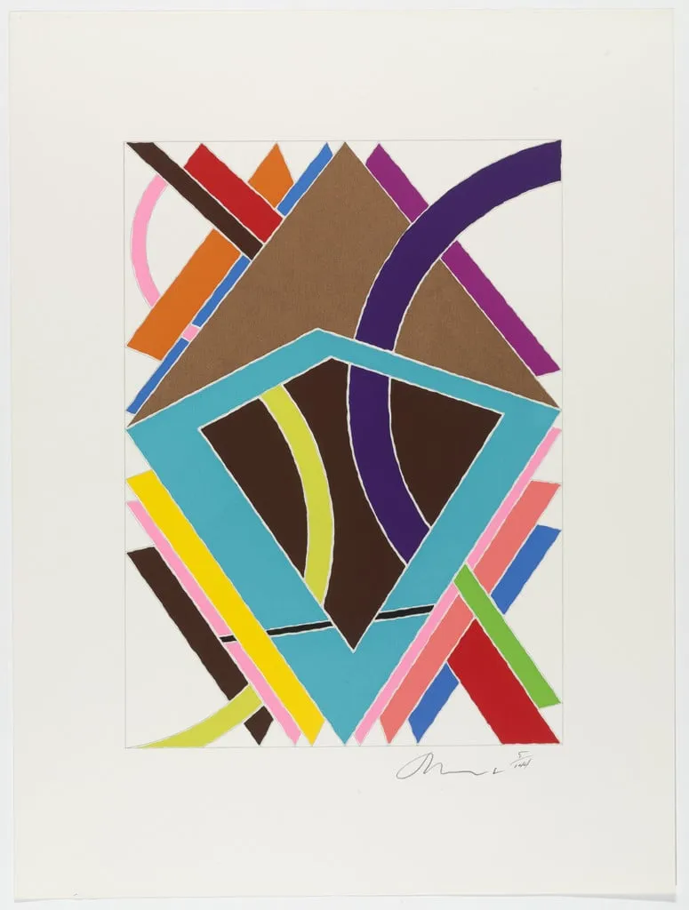 Untitled, by William T. Williams, ink, 1970