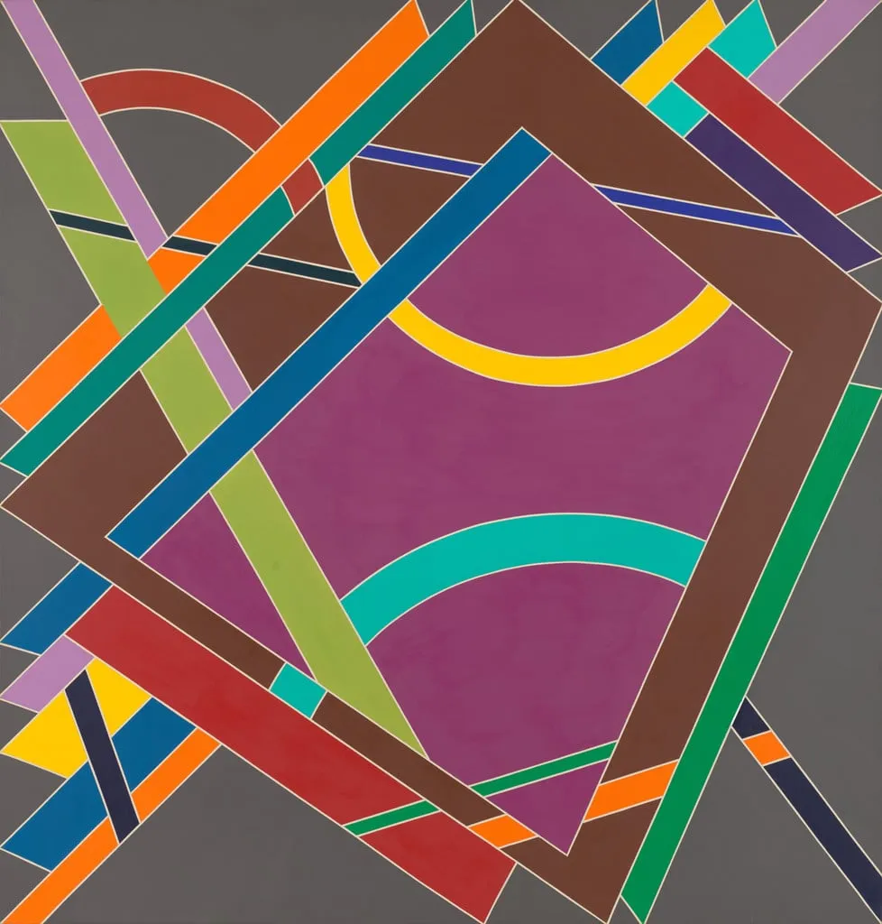 Untitled, by William T. Williams, acrylic, 1969