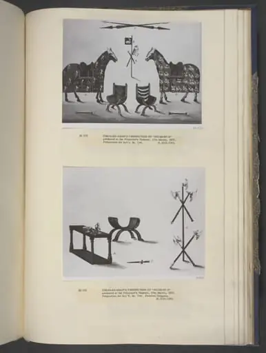 drawing of scenery and props in Richard II, by William Telbin