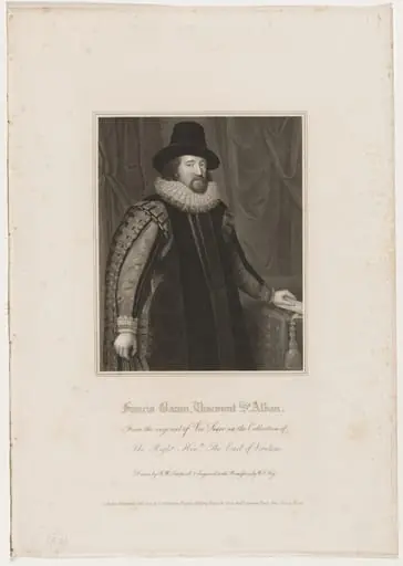 Francis Bacon, Viscount Saint Albans, by William Thomas Fry