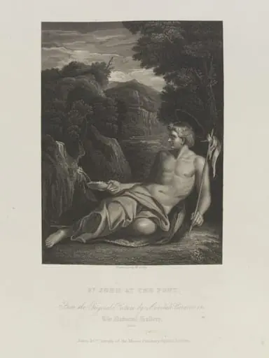 St. John at the Font, by William Thomas Fry