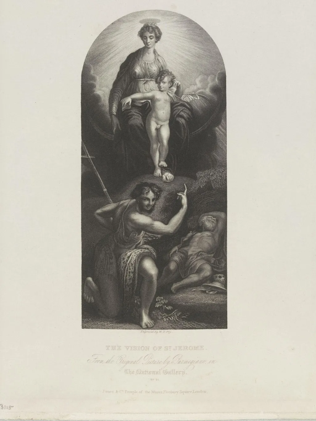 Vision of St. Jerome, by William Thomas Fry