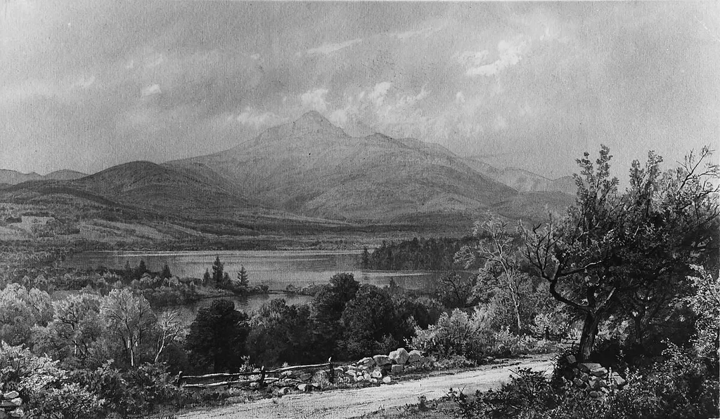 Mount Chocorua and Lake, by William Trost Richards, watercolor, 1873