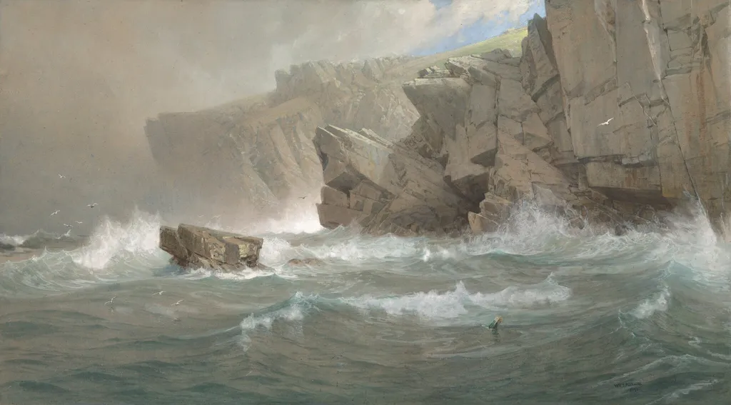 South-West Point, Conanicut, by William Trost Richards, watercolor, 1878