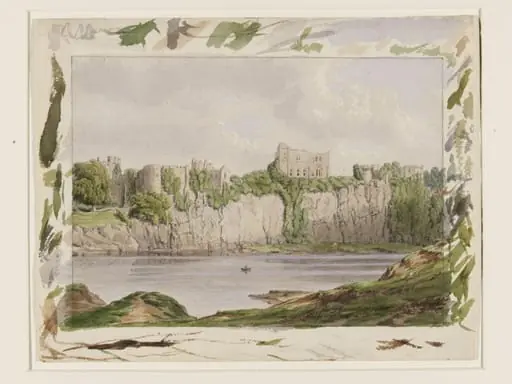 Chepstow Castle, by William Turner