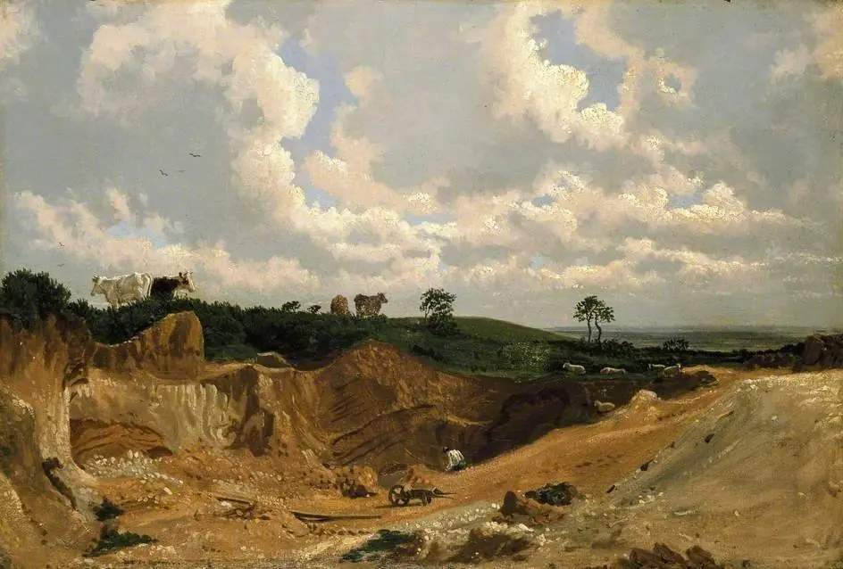 Gravel Pit on Shotover Hill, near Oxford, by William Turner