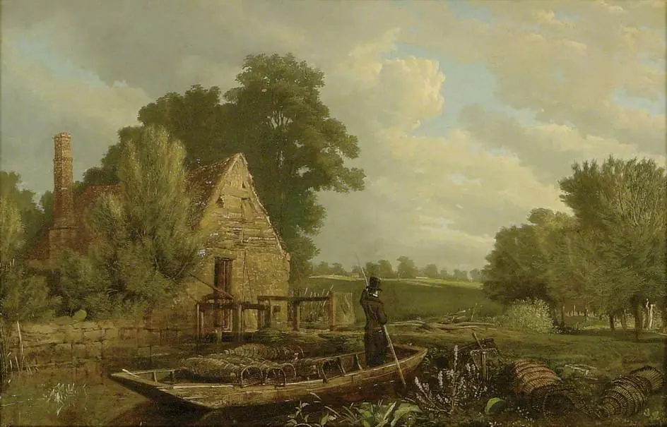 King's Mill on the Cherwell, by William Turner