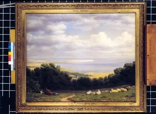 Shanklin, Isle of Wight. A shepherd and his flock, by William Turner