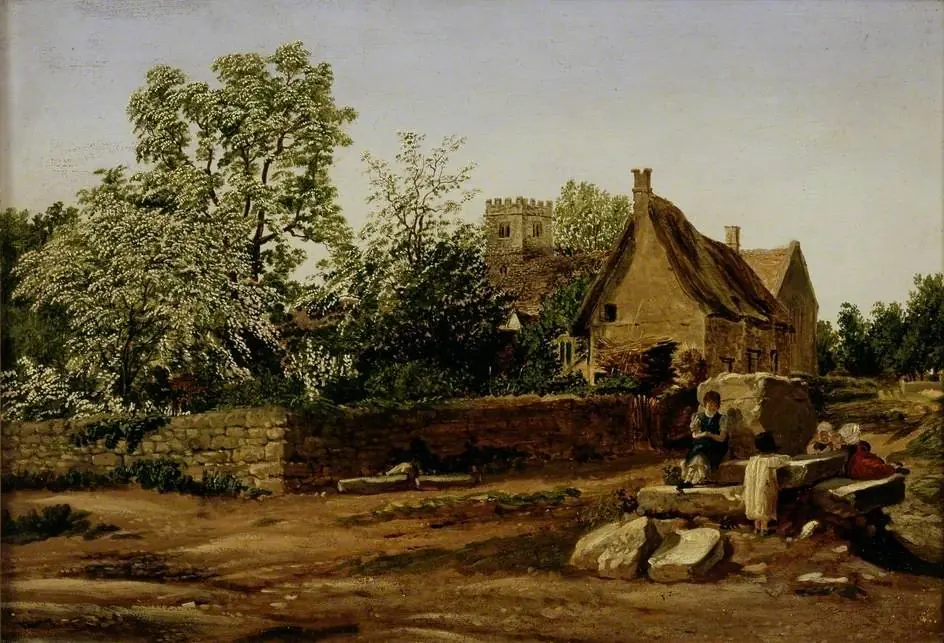 View of Marston, near Oxford, by William Turner