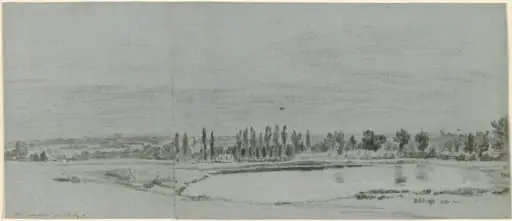 Extensive Landscape with a Pond, by William Turner of Oxford