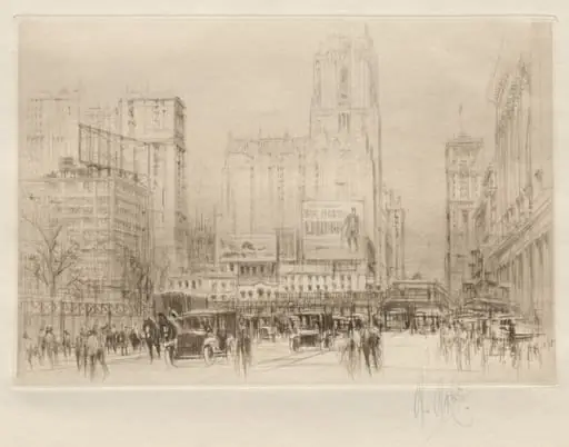 Forty-second Street NY, by William Walcot