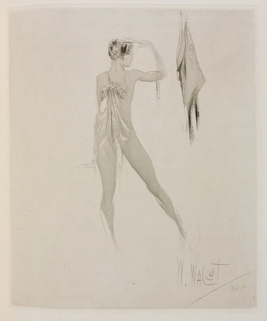 Herodias: Page 47, Her feet stepped one before the other, by William Walcot, 1928