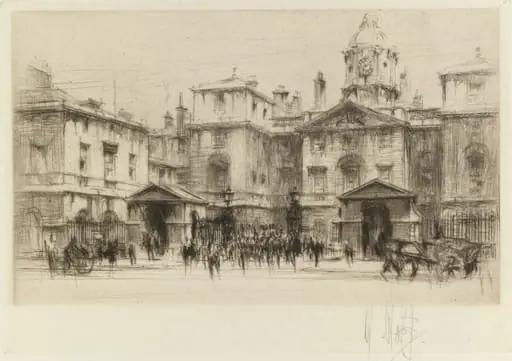 London Set: Horseguards, by William Walcot