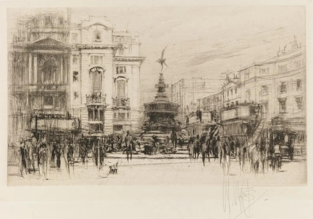 London Set: Piccadilly Circus (with Criterion Theatre), by William Walcot, 1924