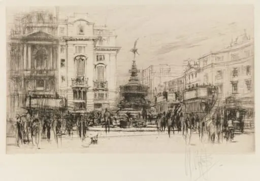 London Set: Piccadilly Circus (with Criterion Theatre), by William Walcot