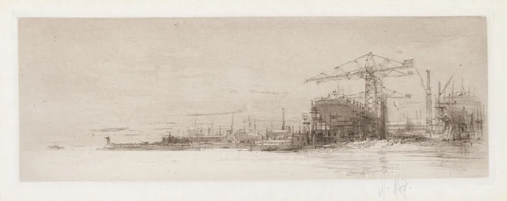 The Clyde from the series The Arteries of Great Britain, by William Walcot, 1922