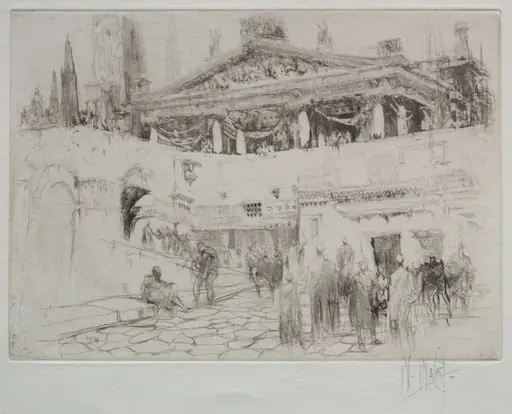 The First Wooden Temple of Jupiter, by William Walcot