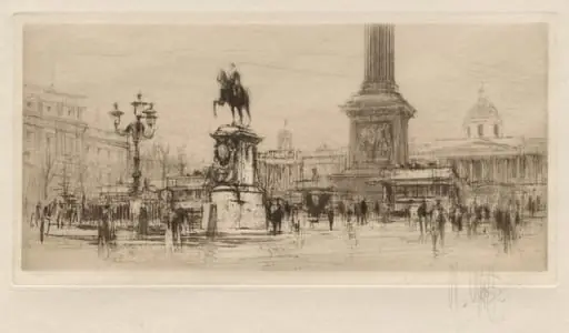 Trafalgar Square, by William Walcot