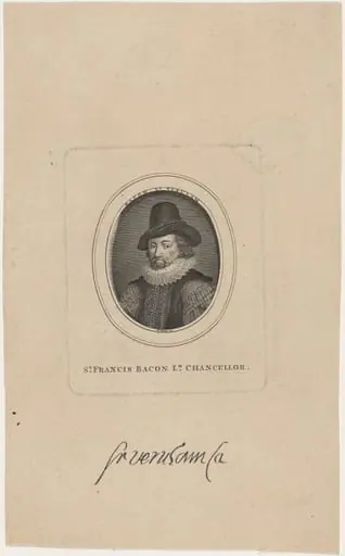 Sir Francis Bacon, Lord Chancellor, by William Walker