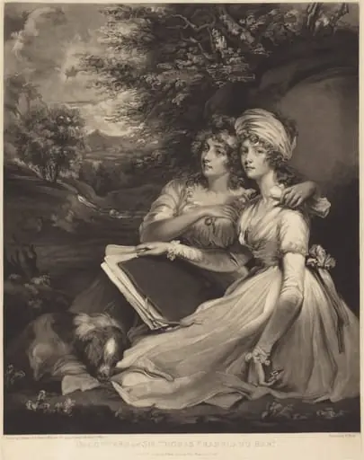 Daughters of Sir Thomas Frankland Bart (The Sisters), by William Ward