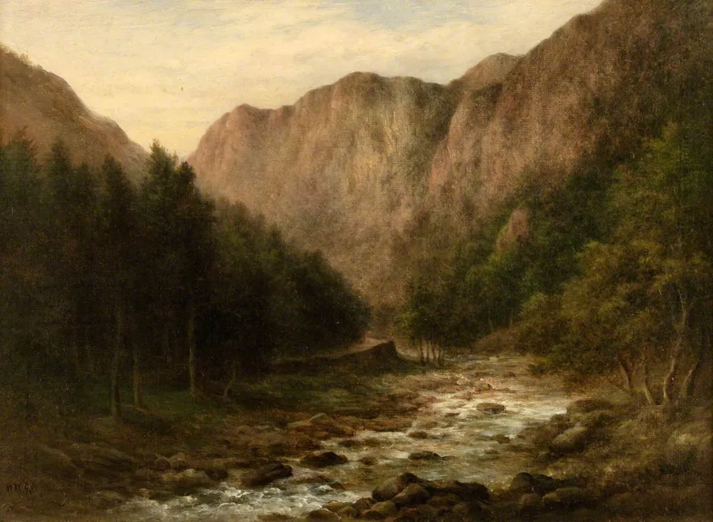 The Pass of Aberglaslyn, by William Ward Gill, oil, 1894