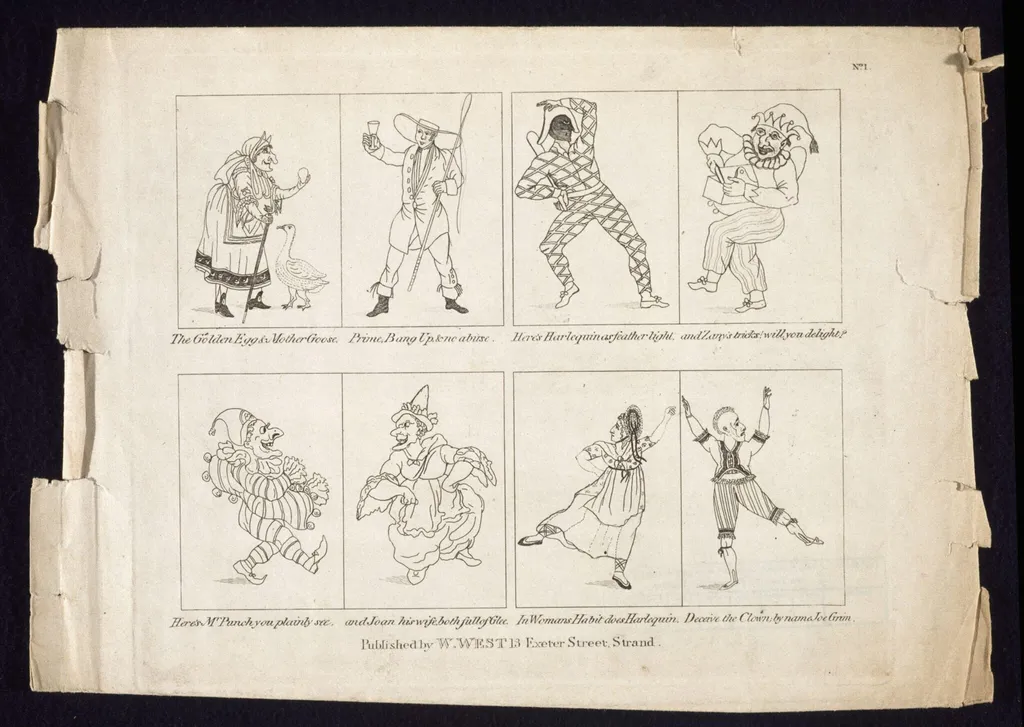 <i>Harlequin Mother Goose</i>, by William West, 1811