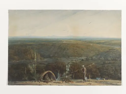 Port Jackson, Sydney, by William Westall