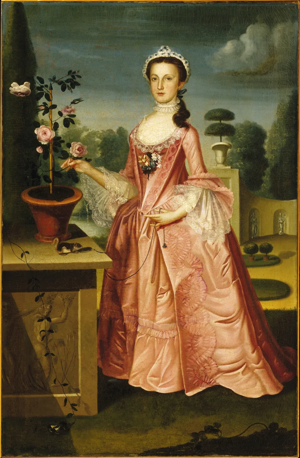 Deborah Hall, by William Williams, oil, 1766