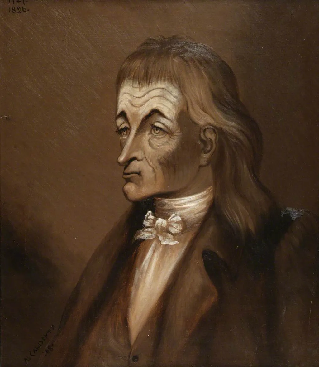 Iolo Morganwg (Edward Williams) (1747–1826), by William Williams, oil, 1898