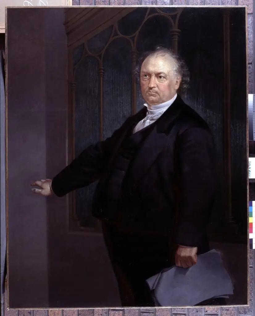 Portrait of a man, by William Williams