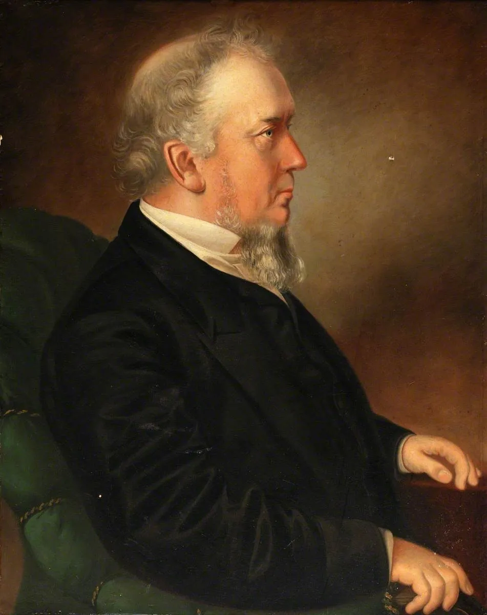 Portrait of a Minister, by William Williams, oil, 1864