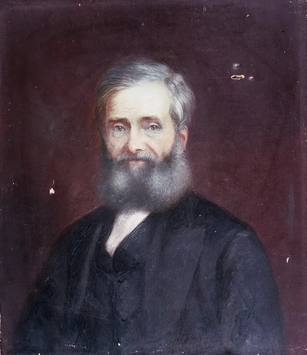 Portrait of a minister, by William Williams, oil, 1874