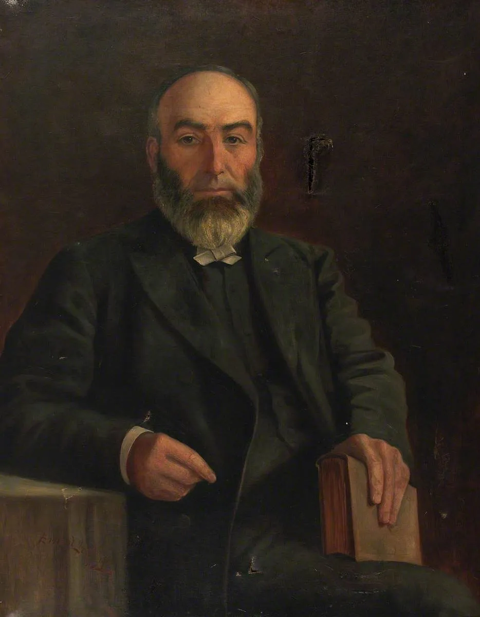 Portrait of an Unidentified Minister, by William Williams, oil, 1900