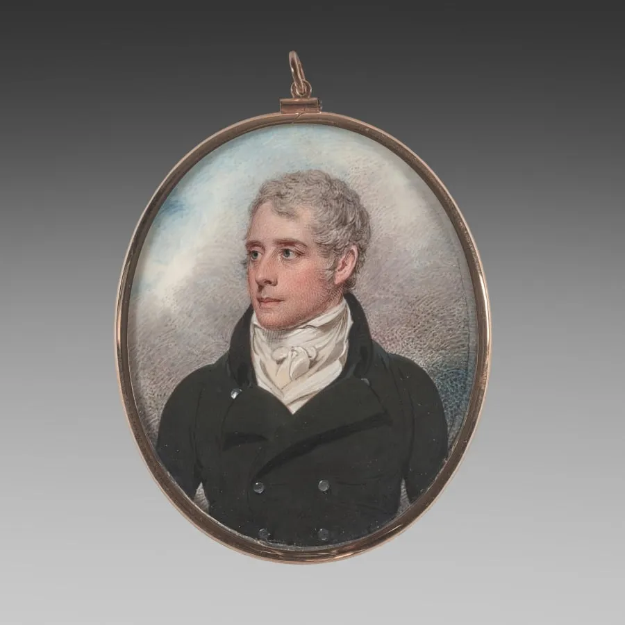 Portrait of Sandford Peacocke, by William Wood, unspecified, 1801